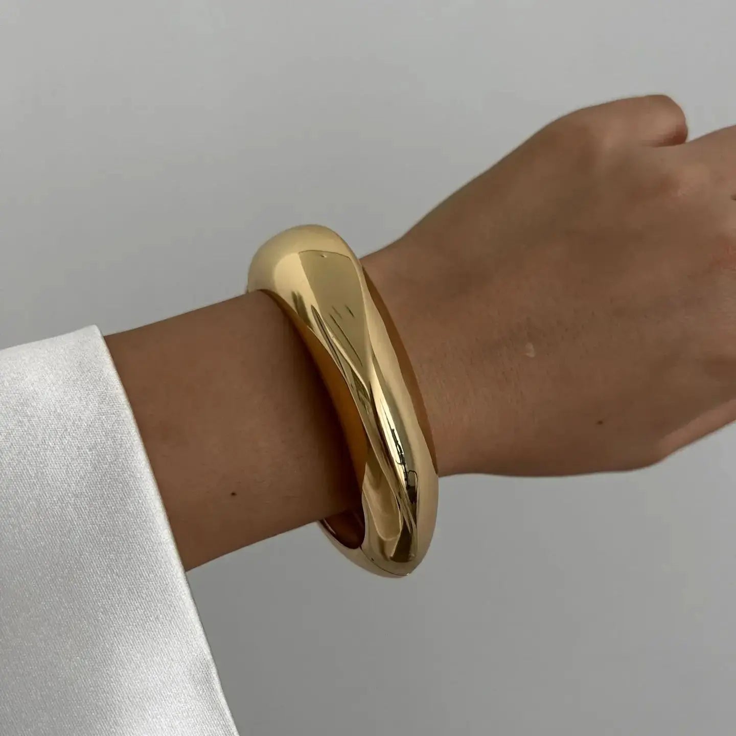 Vintage Metal Cuff Bangles Punk Gold Silver Bracelet
