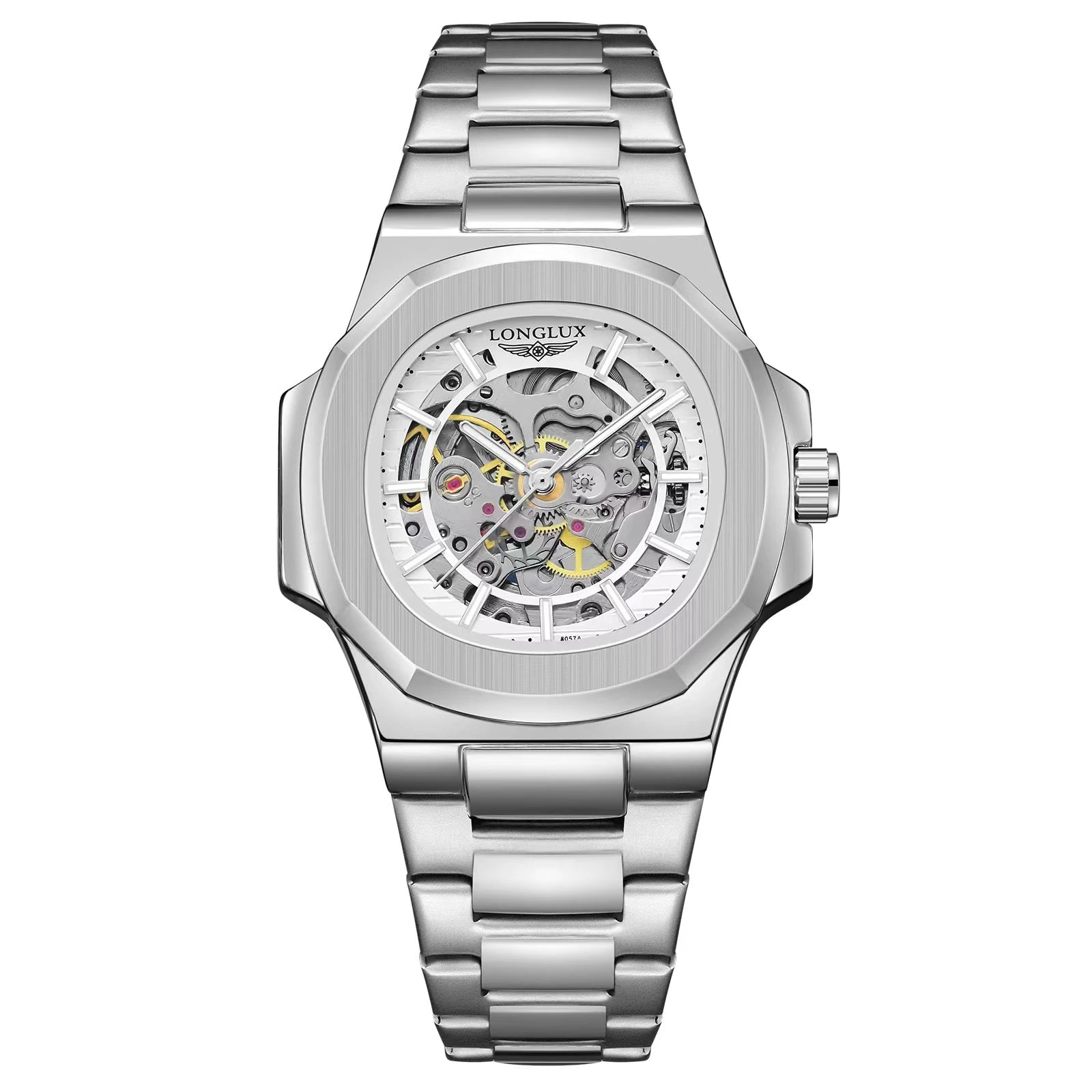 Men Automatic Mechanical Watch Skeleton