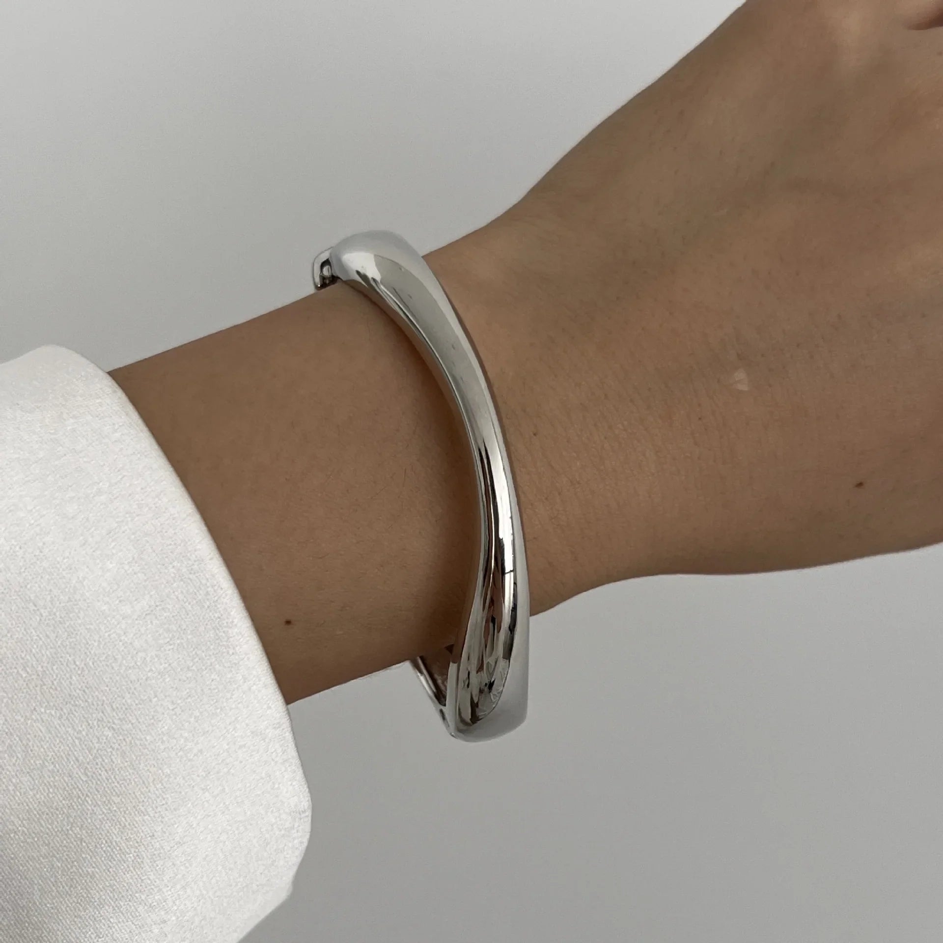 Vintage Metal Cuff Bangles Punk Gold Silver Bracelet