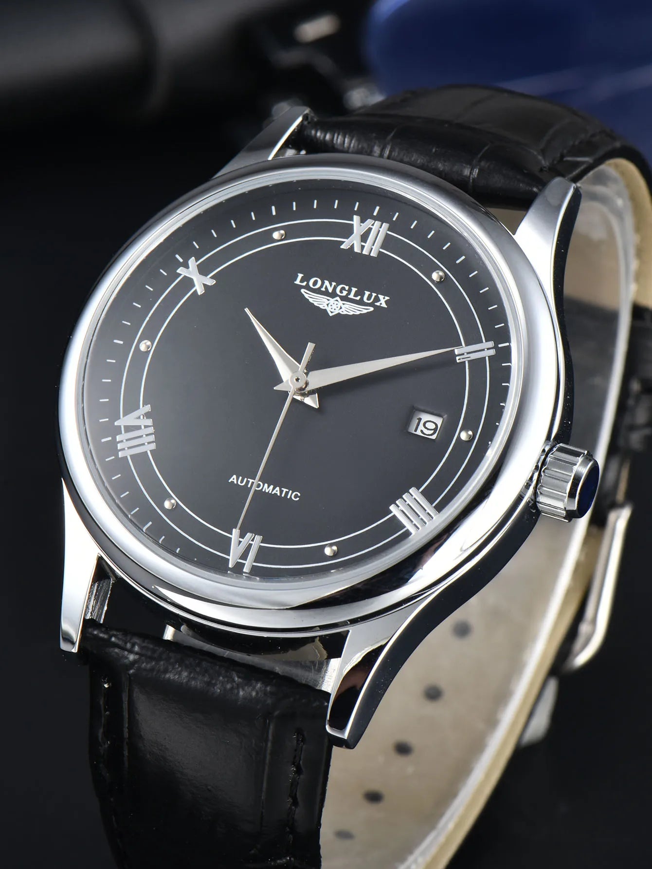 Automatic Man Watch Leather