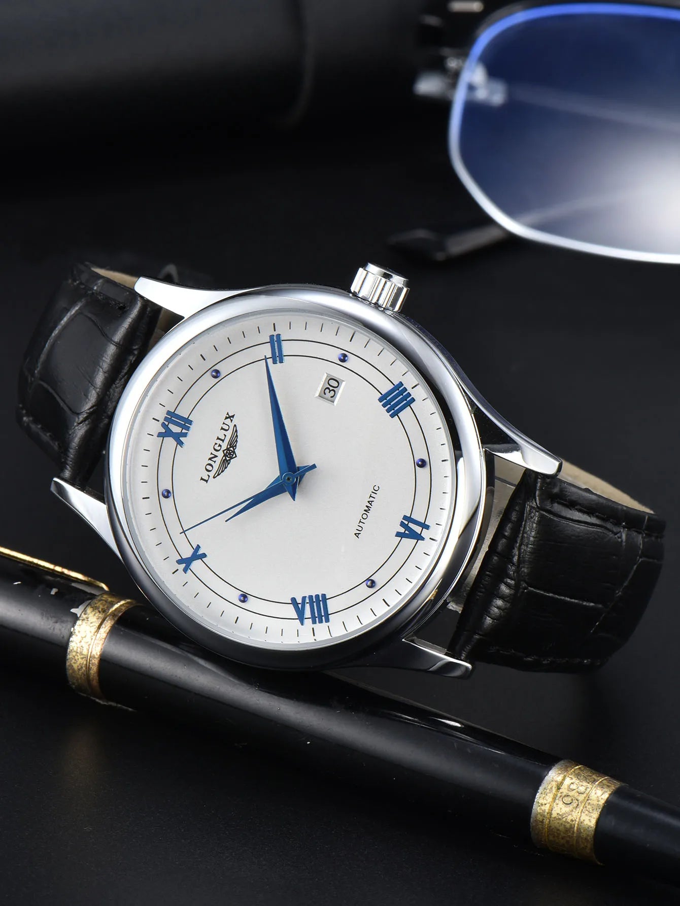 Automatic Man Watch Leather